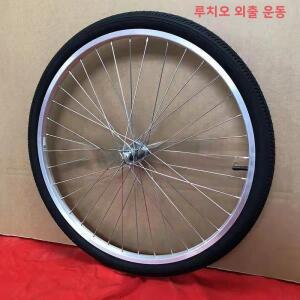 알루미늄 통타이어 펑크 방지 자전거 휠셋 자이언트 20 24 26인치 로드 액세서리용