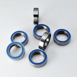 블루 고무 밀폐 베어링  RC 자동차 미니어처 볼 10mm 내부 보어 6700 2RS 10개