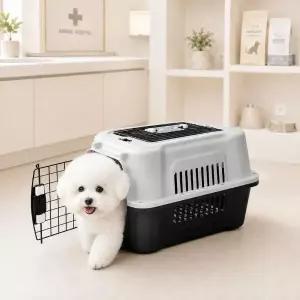 반려동물 강아지 고양이 더블도어 이동장