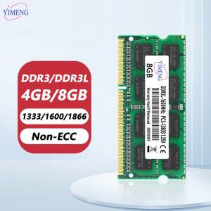 DDR3 DDR3L 4GB 8GB 노트북 메모리 램 PC3 1.5V 1066 1333 1600 1866Mhz 204핀 PC3L 1.35V 8500 10600 12800 Sodimm