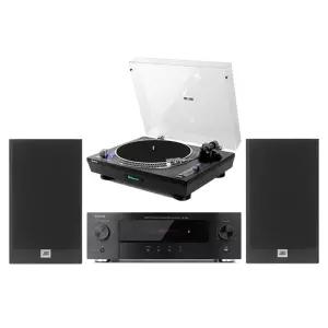 인켈 AX-7000+PM-9970U+JBL STAGE A130 턴테이블 세트