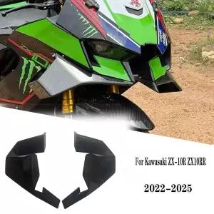 카와사키 ZX10R ZX-10R ZX-10RR 2022-2025 오토바이 페어링 부품 키트 zx-10r 고정 윙렛 공기역학적 날개