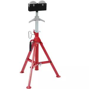 파이프 스탠드 롤러 헤드 휴대용 잭 71.1c 34kg 접이식 0.3cm 지지대 용접 스틸