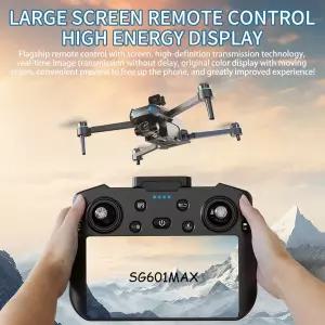 SG601max 업그레이드된 5인치 터치스크린 GPS 위치추적 삼축 팬 틸트 줌 듀얼 카메라 브러시리스 전동 조정