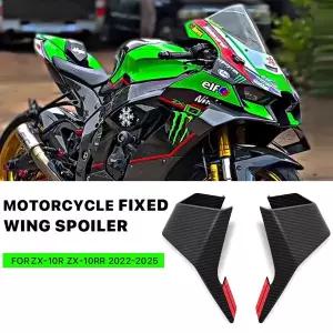 가와사키 ZX-10R ZX10R 2022-2025 2024 윙렛 스포일러 페어링 고정 윙 ZX 10RR 울트라 라이트 윙스 오토바