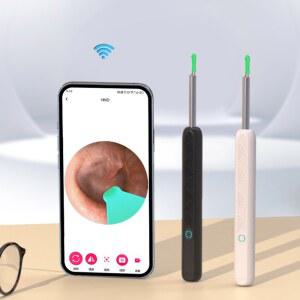 어린이용 NE3-D 비주얼 귀이개 무선 청소 내시경 도구 세트 스마트 귀 카메라 충전식 휴대용