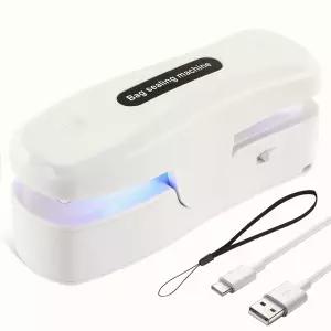 USB-C 충전식 미니 비닐 봉지 실러 커터 2in1 휴대용 밀봉기
