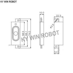 2개/짝 LCD 모니터/TV 스피커 경적 8R 2258 5822 시끄러운 ohms 와트 두께 10MM