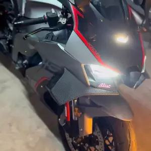 가와사키 ZX-10R ZX10R ZX 10RR 2022-2025용 모터사이클 사이드 윙렛 스포일러 에어로다이나믹 카울링 페어