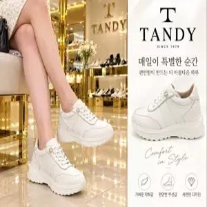 [탠디]여성 캐주얼 소가죽 스니커즈 키높이 6cm X2A6R020T_SH