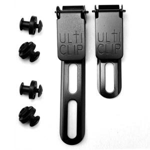 2 가지 크기 스테인레스 스틸 소재 표면 티타늄 도금 KYDEX 외장 Scabbard Holsters 허리 Ulti 클립 벨트 클램프 Ultituck