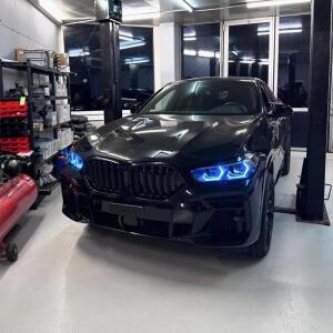 BAVISS BMW F95 X5m G05 G06 X6 CSL 노란색 DRL LED 빨간색  주간주행등 보드 모듈 2019-2022