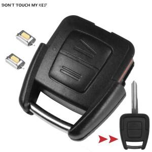 2버튼 자동차 키 교체 원격 커버 셸 Vauxhall Opel Astra Zafira Frontera Omega Vectra 스위치 포함