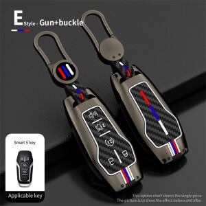 자동차 원격 키 케이스 커버 쉘 Fob 홀더 체인 포드 퓨전 Mondeo Mustang F 150 Explorer Edge