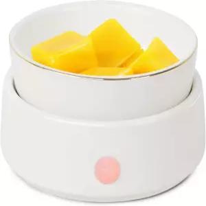 3-in-1 전기 왁스 멜트 웜 - 에센셜 및 캔들 버너 향기 나는 타르트 병 세라믹 가정 사무실 침실 선물용