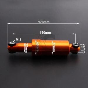 110mm 125mm 충격 흡수 장치 서스펜션 접이식 스쿠터 전기 자전거 미니 49cc 포켓 바이크에 적합
