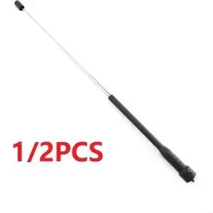 1/2PCS SMAF 로드 텔레스코픽 확장형 이득 듀얼 밴드 안테나 바오펑 UV5R 888S 무전기 TYT DMR 햄 CB