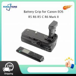 캐논 호환호환 EOS R5 C R6 Mark II용 BG-R10 카메라 배터리 그립은 듀얼 LP-E6NH 2.4G 무선 리모컨과 호환