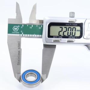 6900RS 베어링 10pcs 10x22x6mm ABEC-3 취미 전기 RC 자동차 트럭 RS 볼 블루 씰