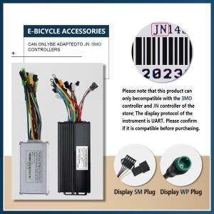 24V-72V 전기 자전거 LCD T5S 디스플레이 SM 방수커넥터 스마트 컬러 스크린 키트용