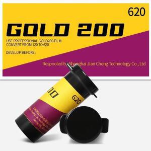 1-6롤스 브랜드 새 상하이 620 카메라 필름 ISO 200 골드 HD 컬러 네거티브 최신 제작 날짜 고품질