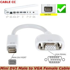 Apple Macbook 및 프로젝터용 10cm 미니 DVI-VGA RGB 마더 비디오 오디오 어댑터의 최고 품질