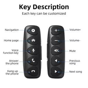 10키 스티어링 휠 무선 리모컨 볼륨 조절 스마트 컨트롤러 자동차 라디오 DVD GPS 멀티미디어 안