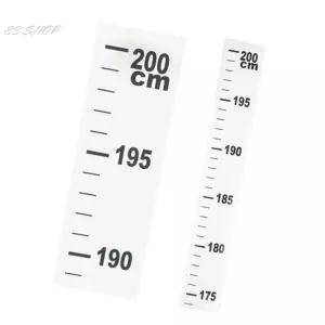 이에스 심플 투명 키재기 스티커 200cm 벽걸이 키측정 키측정자 키재기스티커