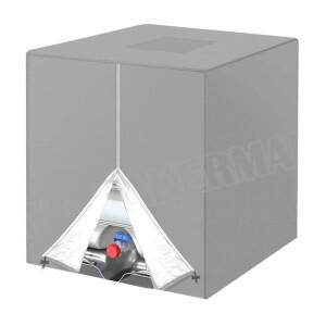 1000L 버킷 커버 먼지 IBC 물탱크 톤 보호 210D 옥스포드 천 자외선 차단