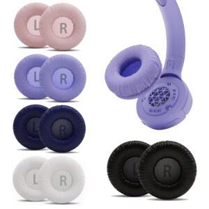 JBL Tune 600, T450, T450BT, T500BT, JR300BT, 70mm, 1 세트용 교체용 이어 패드 부드러운 가죽