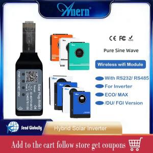 Anern 무선 WIFI 모듈 장치(RS232 RS485 포트 포함) 4.2KW/6.2KW/10.2KW 오프그리드 태양집열판집열판 하이