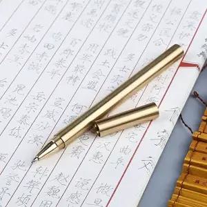 고품질 각인가능 앤틱 황동 볼펜 선물 고급펜 S10036 각인가능 황동 선물 고급펜 S10036 WFQJC9Y
