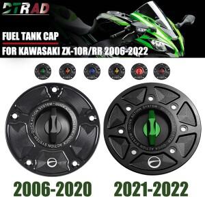 ZX-10R KAWASAKI / RR 2006-2020 ZX 10R 2021-2022 오토바이 열쇠가없는 연료 탱크 캡 가스 오일 에어 박스