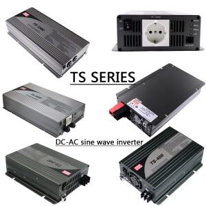 (Meanwell)진정한 사인파 TS-200/400/700/1000/1500/3000 DC-AC 전력 인버터 -112/124/148/212/2224/248 주