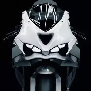 카와사키 ZX 6R ZX-6R 2024-2026 모터바이크 프론트 스포일러 프론트 립 고정 윙 모터사이클 페어링 고정