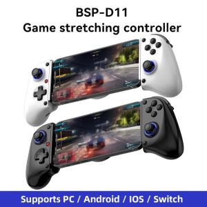 D11 스트레칭 무선 모바일 게임 컨트롤러 (홀 트리거 포함) 태블릿, PC/안드로이드/iOS 스위치 지원