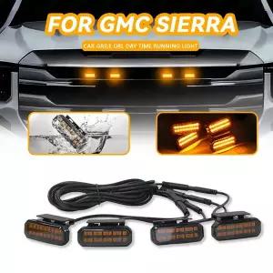 화물차차폭등 사이드등 GMC 시에라 차량용 베우스퍼츠 LED 프론트 그릴 라이트 픽업 오프로드용 주간 주행