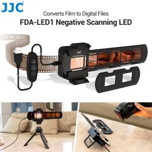 JJC 네거티브 스캐닝 LED 라이트 35mm 필름 스캐너(스트립 및 슬라이드 홀더 포함) 사진 스캐너 디지털 변