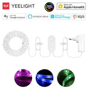 Yeelight LED 라이트스트립 1S 2미터 RGB 크리스마스 장식 라이트 스트립 스마트 컨트롤 디밍 가능 홈킷 구