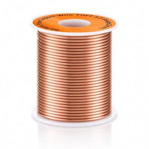 MySHUCE 99.99% 순수 무산소동선 (12게이지, 2MM), 70피트, 견고하고 유연함 | Dead Soft, 1파운드 스풀 구리선 전기농법, 원예, 보석 제작, DIY 식물용, 구부리기 쉽고 자르기 편함