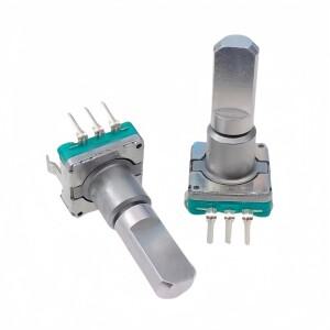 2pcs ALPS EC11 로터리 엔코더 코드 스위치 30 푸시 버튼 포함 5핀 핸들 길이 15/17/20mm 하프 샤프트