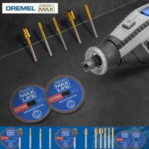 Dremel Max Life 로타리 도구 액세서리 세트 EZ506HP 다이아몬드 컷 휠 115HP 7103 9901HP 조각 비트