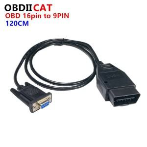 자동차 DB15 수 연장 케이블  1.5m OBD 2 수에서 + DB9 커넥터  RS232 9 핀 진단 인터페이스