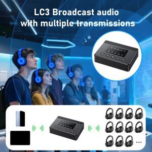 동축 광 출력을 갖춘 LDAC AptX-HD/AD/LL BT 6.0 HD 오디오 수신기 TV/자동차/PC/홈 스테레오/스피커용 2In