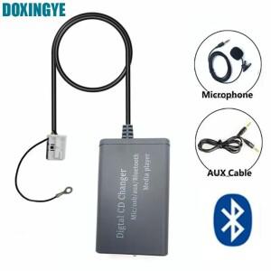 DOXINGYE 자동차 AUX USB 블루투스 Mp3 음악 라디오 CD 체인저 어댑터 핸즈프리 12핀 인터페이스 VW 아우디