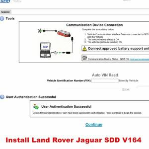 SDD JLR IDS 랜드로버 재규어 버전 V164용 전체 프로그램 설치 및 활성화
