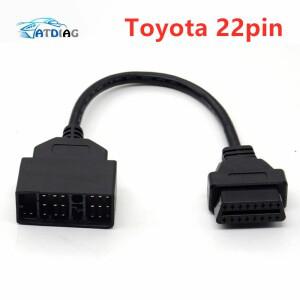 Toyota 22Pin 용 최고의 obd2 케이블 어댑터 22 핀 커넥터에 16pin