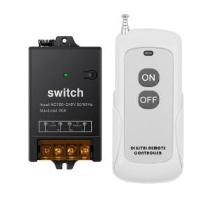 AC110V 220V 240V 30A 릴레이 FR 원격 제어 스위치 모듈 홈 오토메이션용 산업용 등급 ON/OFF 수신기 송신