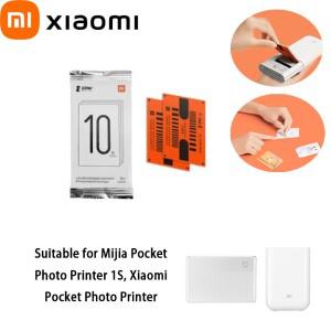 Xiaomi ZINK 포켓 프린터 용지 자체 접착 사진 인쇄 3 인치 미니 포토 프린터/1S 용 10/20/30/40/50 매