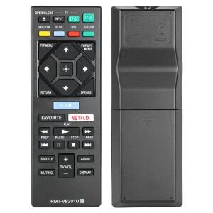 소니호환 블루레이 디스크 플레이어 UBP-X700 BD-BX370 BDP-S1700 호환되는 리모컨용 RMT-VB201U